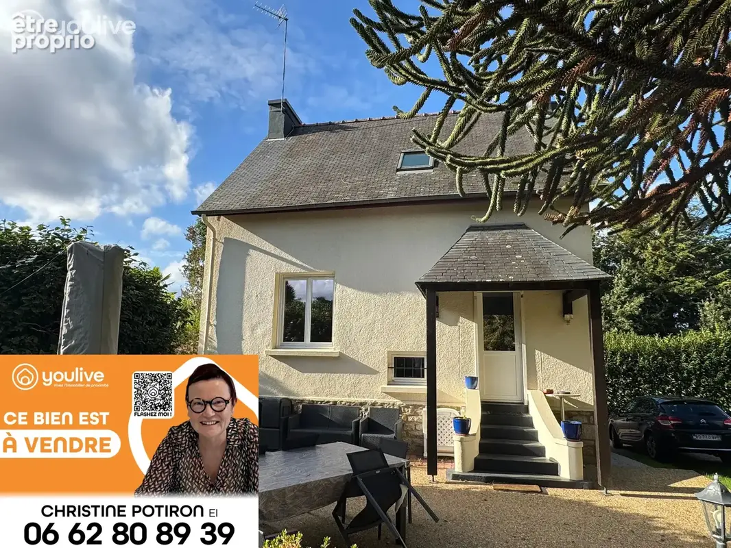 PONTIVY sortie de ville, maison 88m2 type 4 sur 1800m2 - photo 5