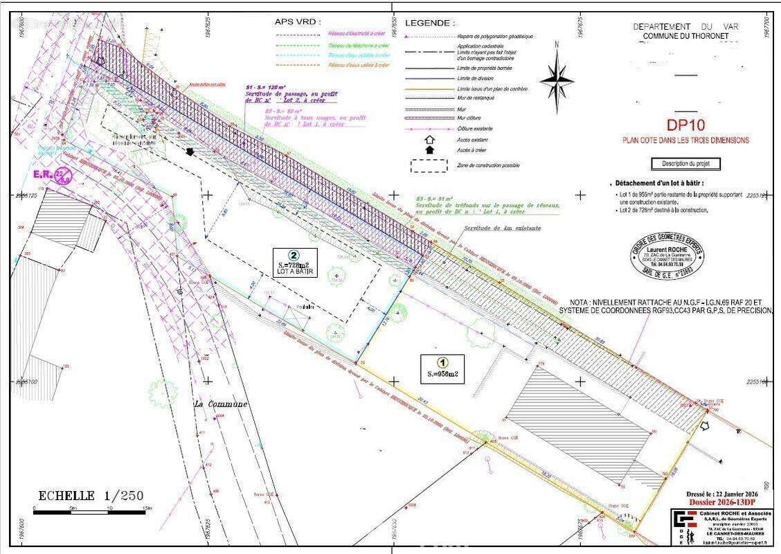Terrain à LE THORONET