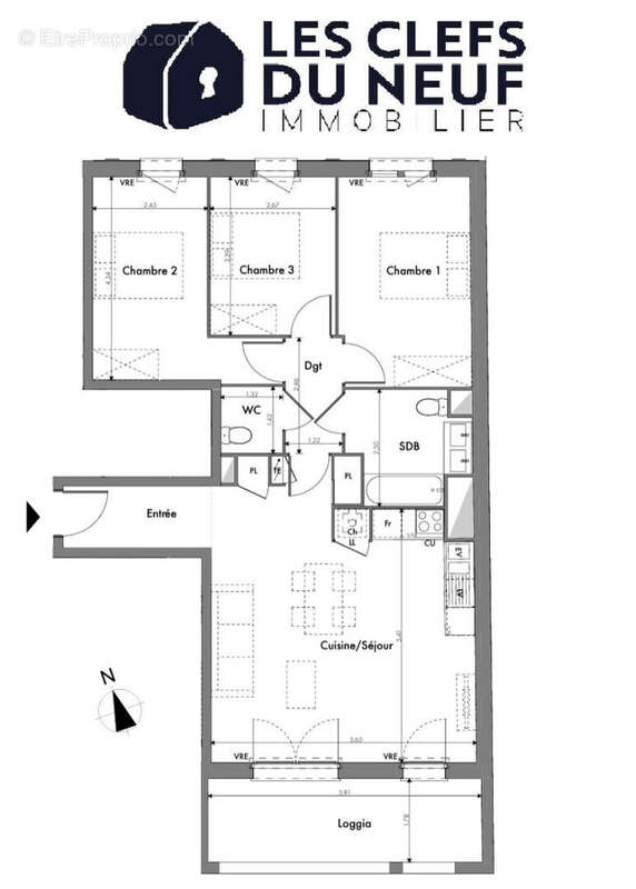 Appartement à TOULOUSE