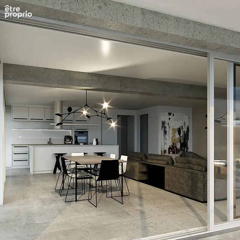 Chambéry centre - T3 de 104m2 - Terrasse 45m2 - Ascenseur - Garage - photo 7