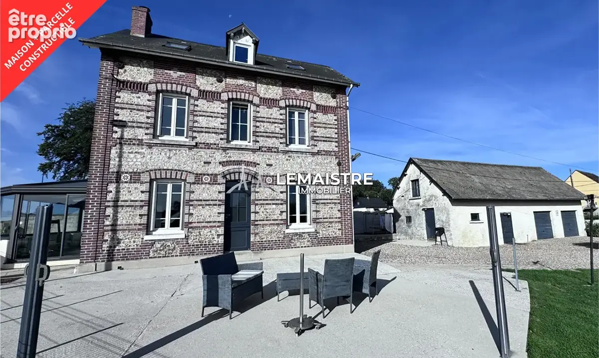 Maison à vendre - Proche Bréauté - 142 m² - 3 chambres - Terrain 2000 m² - Parcelle constructible - photo 1