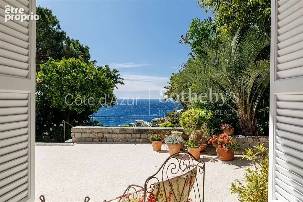 Cap de Nice villa Belle Époque avec vue mer panoramique et piscine face à Saint-Jean-Cap-Ferrat - photo 3