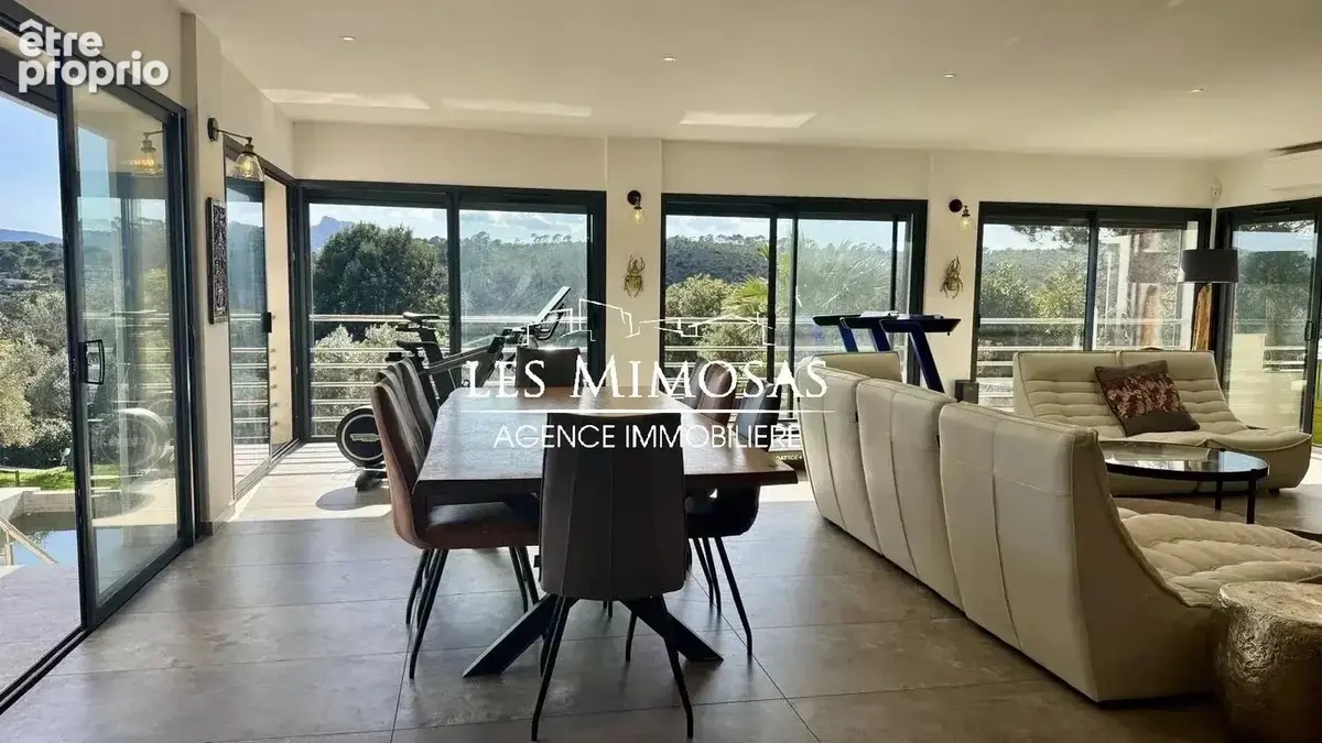 Villa contemporaine avec dépendances – vue sur le rocher de roquebrune - photo 7