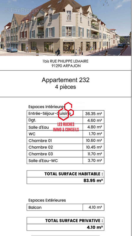 Appartement à ARPAJON