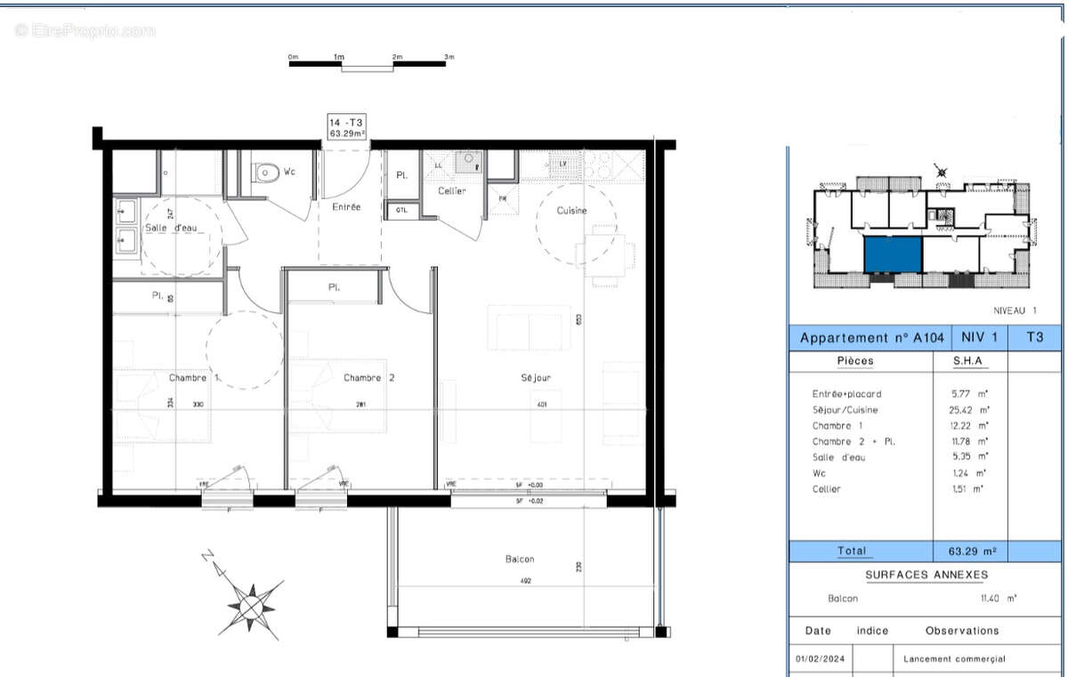 Appartement à CAPBRETON