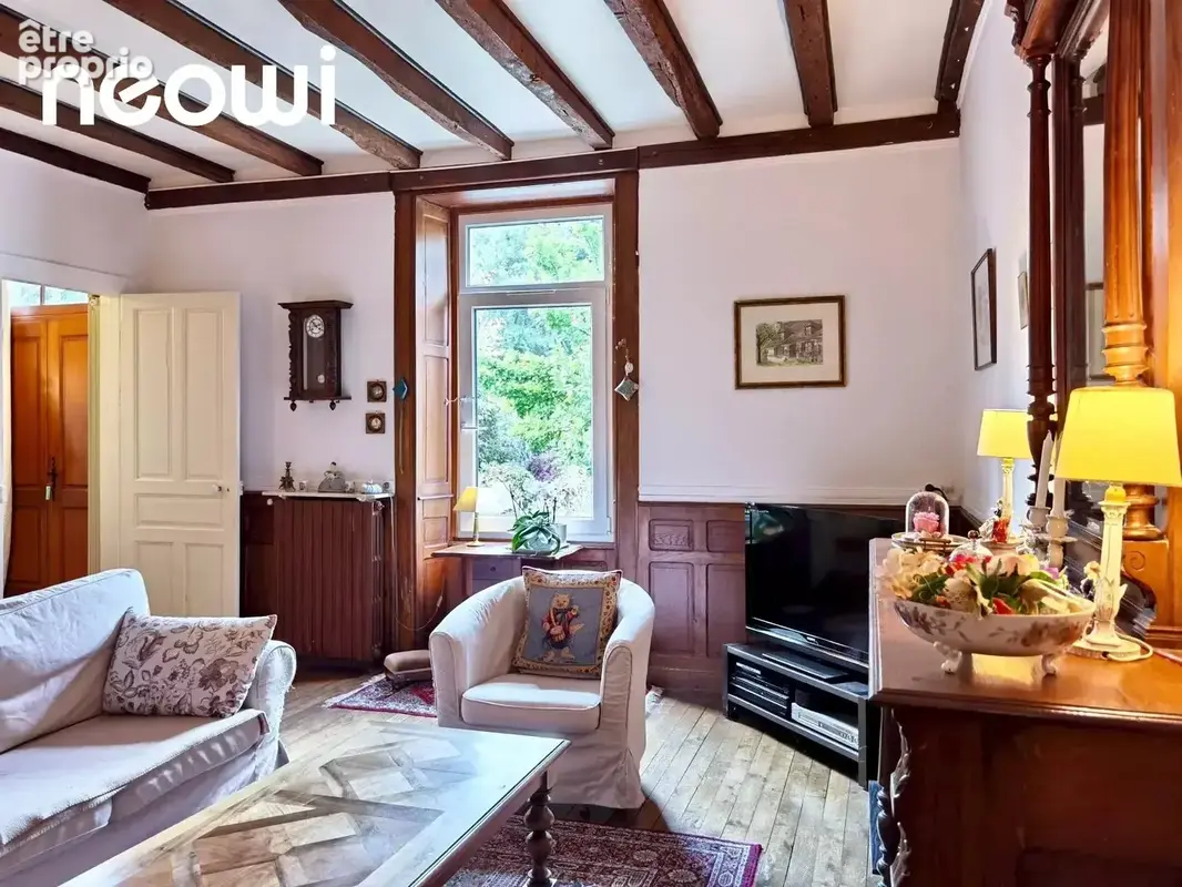 Maison de maître de 165 m² avec grange, piscine biologique et parc arboré - photo 8