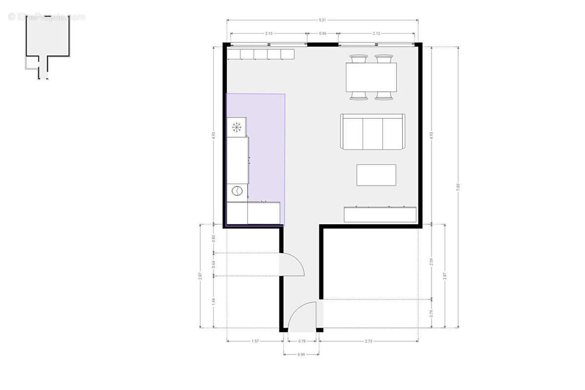 Appartement à PARIS-13E