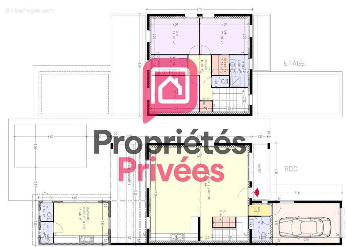ROANNE (42300)  Villa contemporaine avec piscine, suite parentale et dépendance aménagée - photo 14