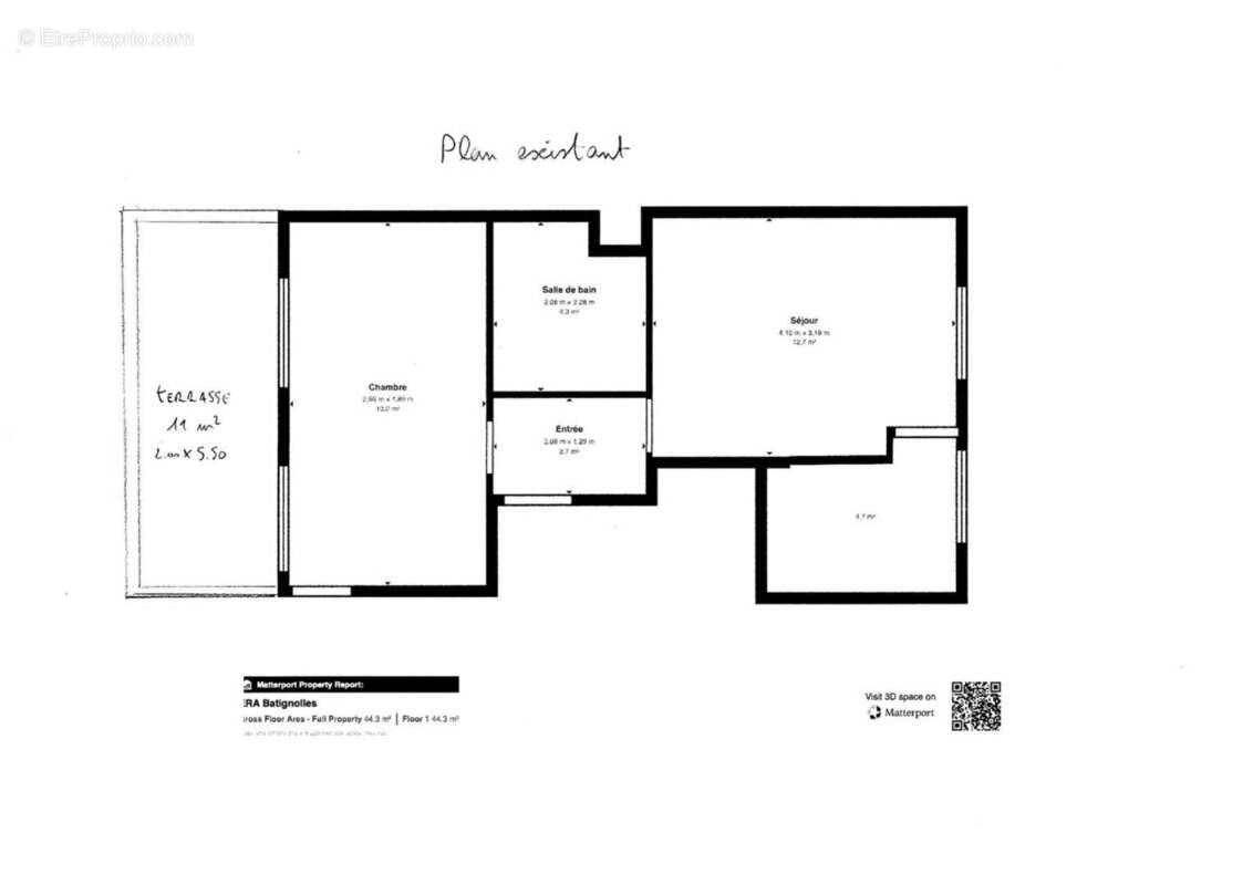 Appartement à PARIS-17E