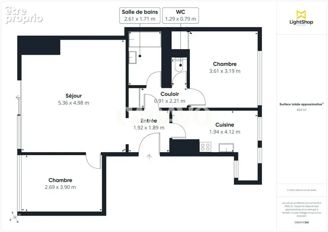 Vente Appartement 3 pièces de 70m² - 92380 Garches - photo 17