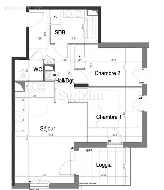 Appartement T3 lumineux avec loggia Sud et stationnement en sous-sol - photo 6