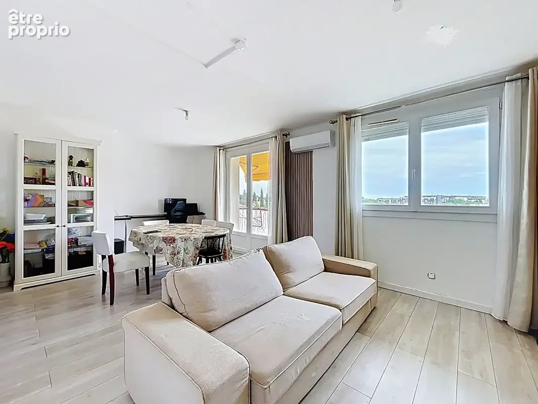 Montpellier sud - bel appartement lumineux rénové - balcon 10 m² - loggia - cave - photo 2