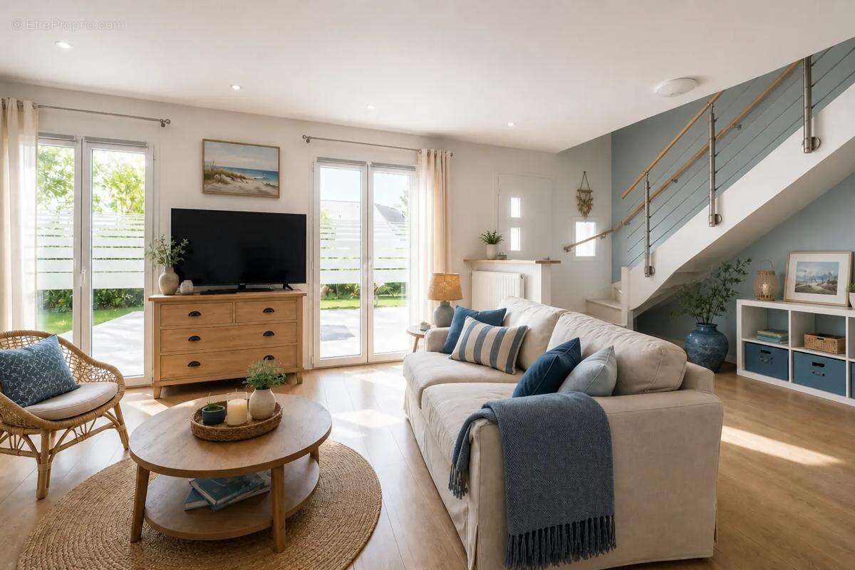 À 400 m de la plage : spacieuse maison familiale avec jardin - photo 2