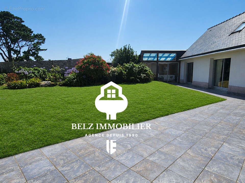 Plouhinec rare maison 95% plain pied 4 chambres garage dependance atelier et terrain clos de 747m² proximité ria d'etel - photo 3