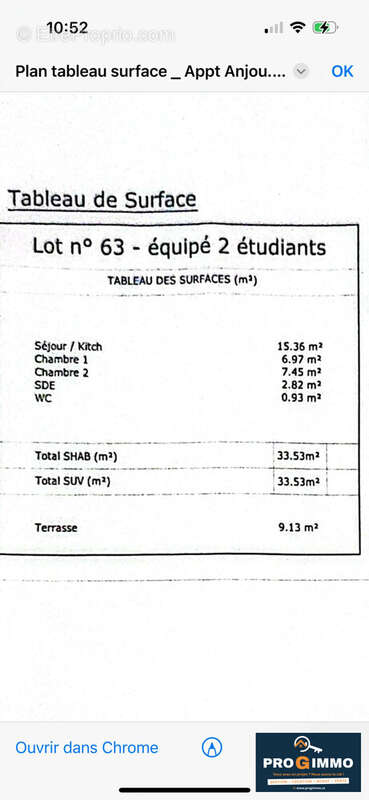 Appartement à SAINT-DENIS