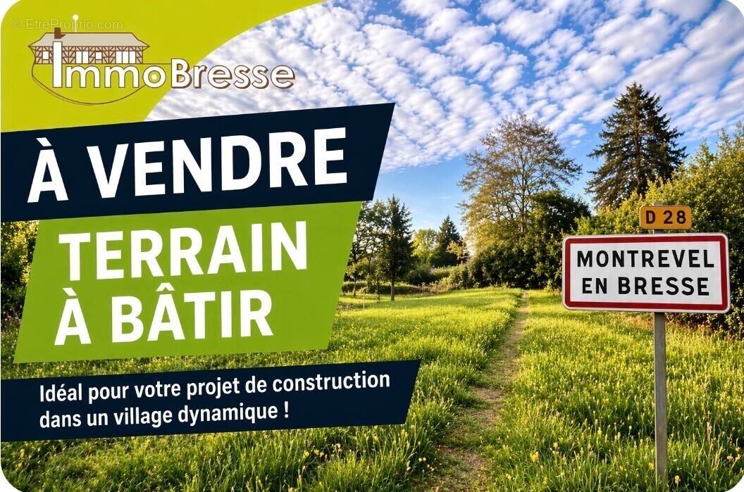 Terrain à MONTREVEL-EN-BRESSE