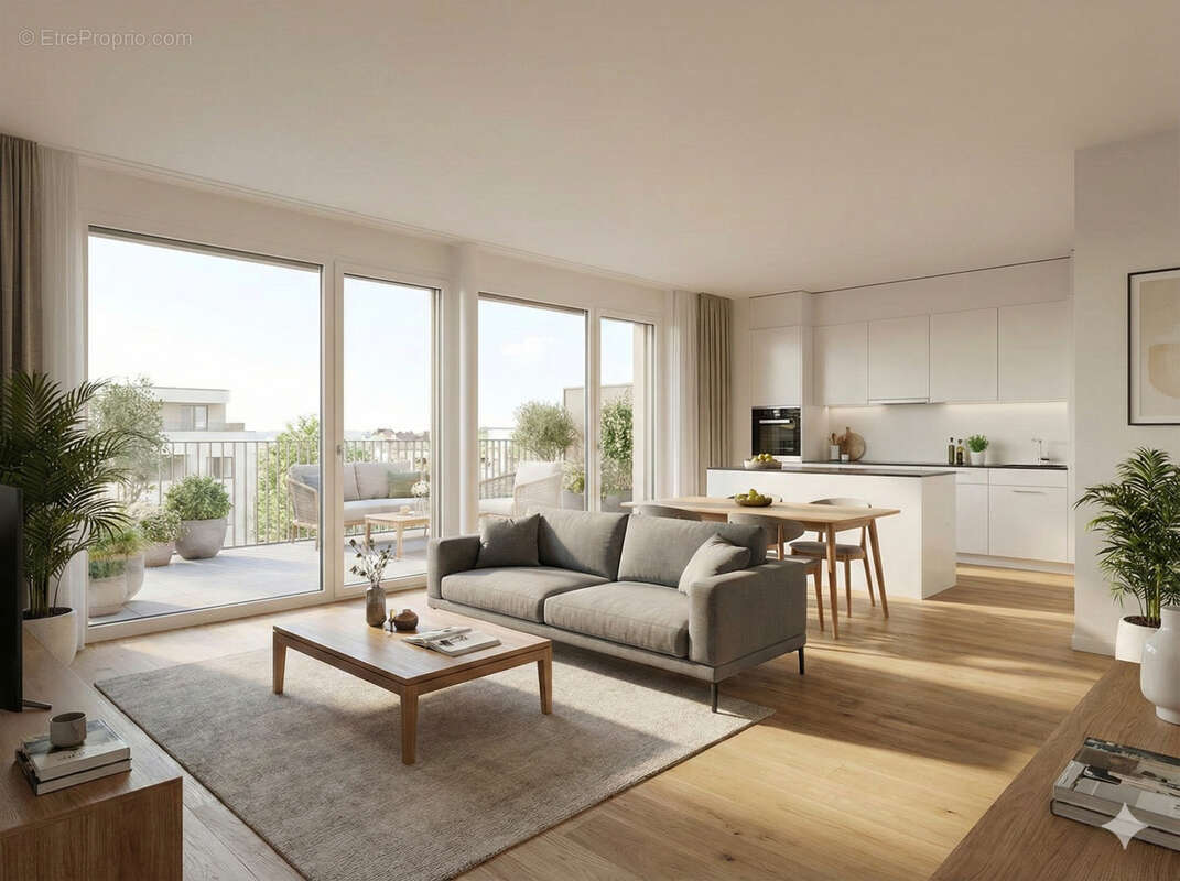 4 pièces residence standing-balcon-parking - photo 2