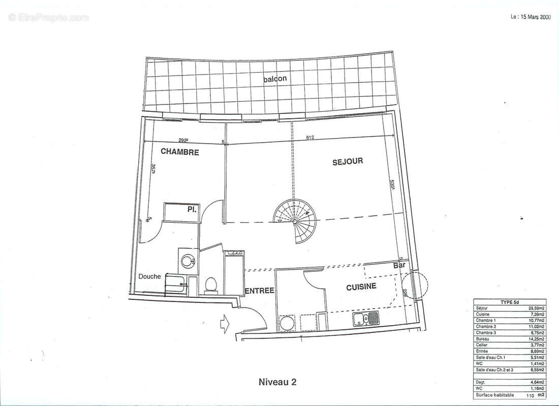 LA ROCHELLE Les Minimes   T5 104 M2, 3 chambres, terrasse 20 m2, vue lac - photo 11