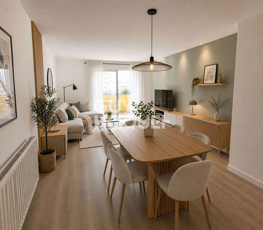 Appartement T3 de 72m² avec garage, cave et loggia - Perpignan ST MARTIN - photo 3