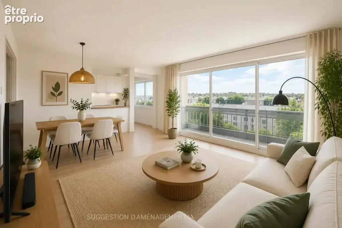 Élancourt Grand 4 pièces vue imprenable avec balcon - photo 3