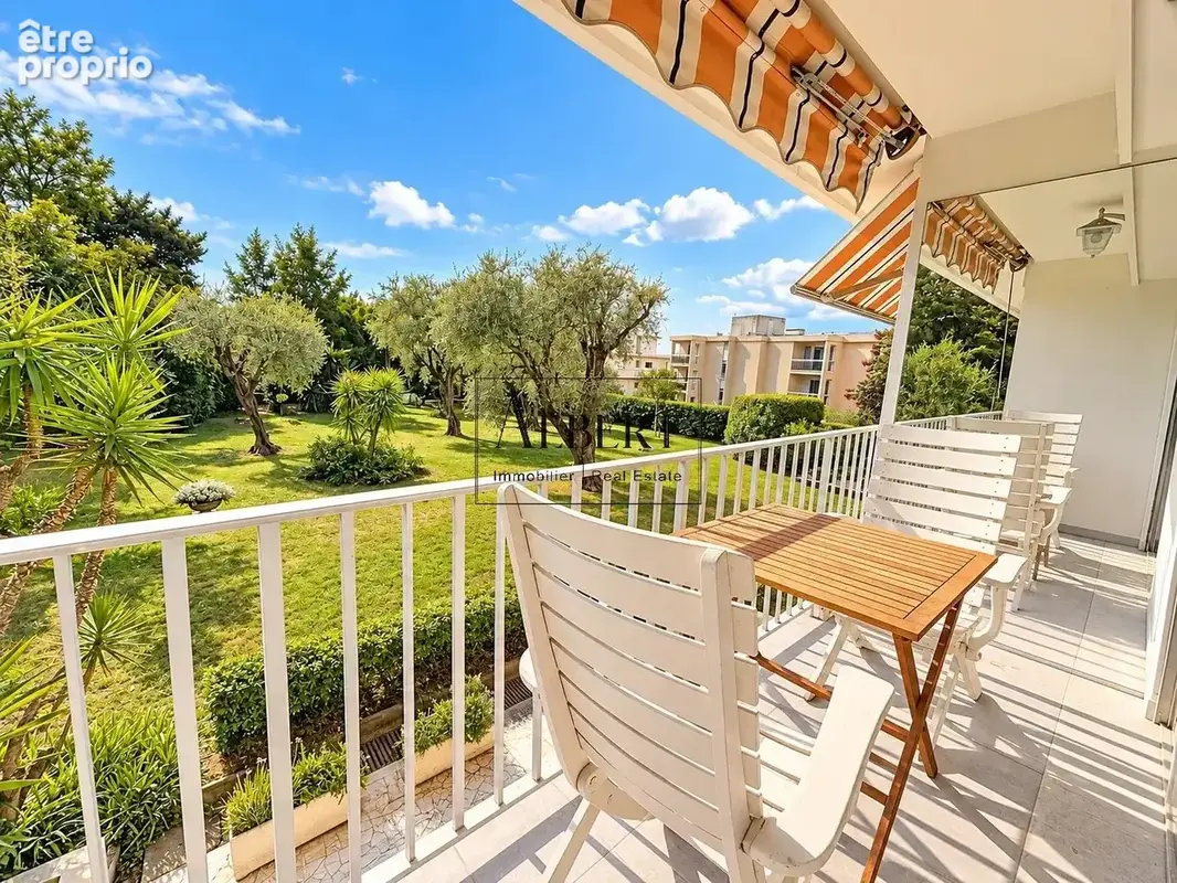 Cannes montfleury – exclu / élégant 3 pièces traversant avec terrasse plein sud, vue sur parc et garage - photo 1
