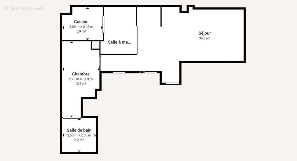 Appartement à OZOIR-LA-FERRIERE