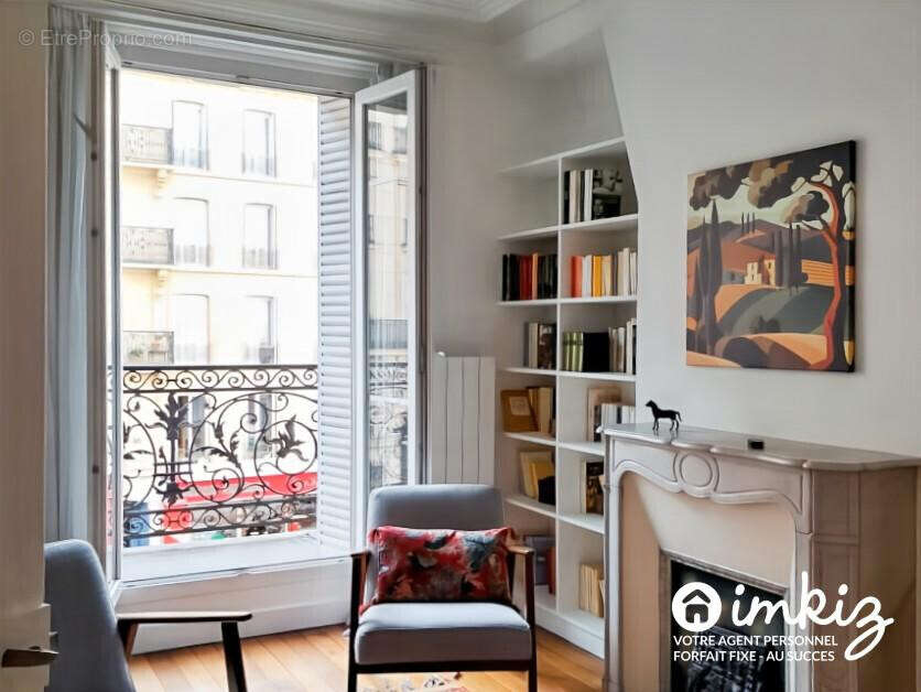 Paris 18ᵉ  3 pièces avec balcon charme ancien - photo 3