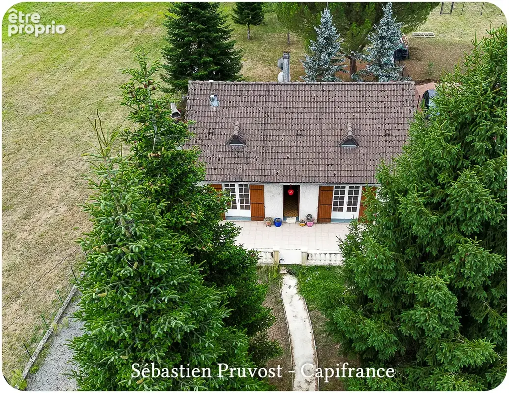 Maison à vendre 4 pièces SAINT PARDOUX LA RIVIERE (24), maison P3, terrain 2158m2, accès petit cours d'eau, 2 chambres - photo 9