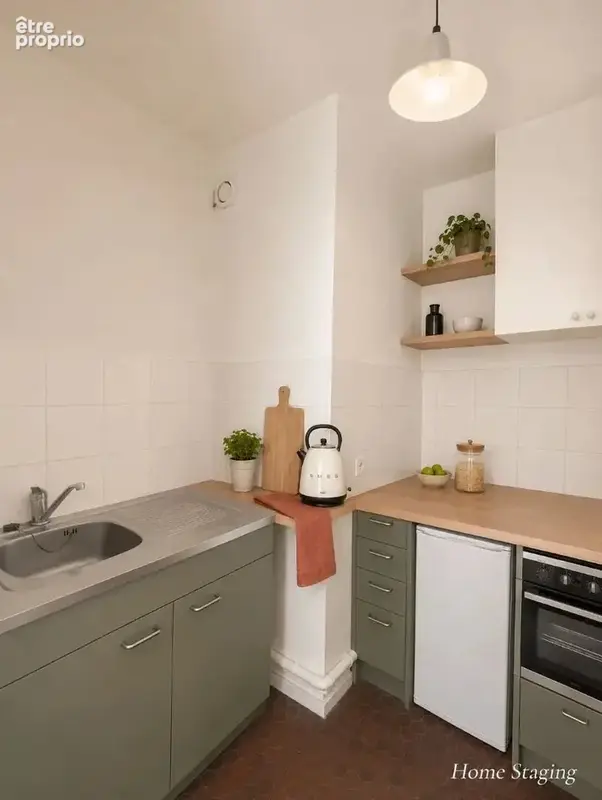 Appartement Paris 1 pièce(s) 27.51m2 - photo 8