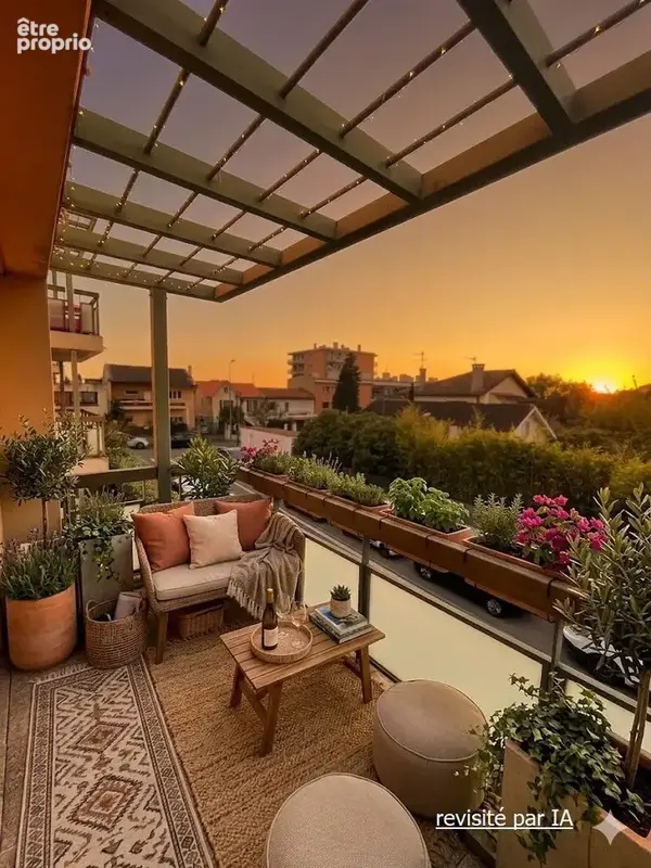 Appartement traversant avec terrasse et pergola - photo 2