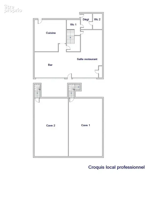 Ensemble immobilier avec local commercial et habitation   Centre-ville de Digoin - photo 3