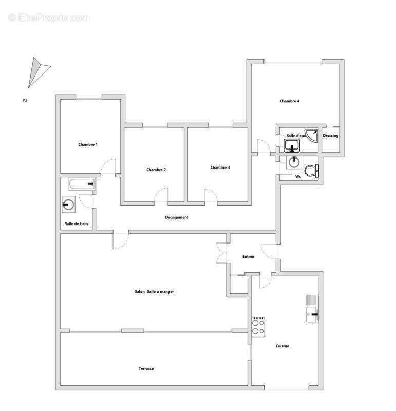 Appartement à RUEIL-MALMAISON