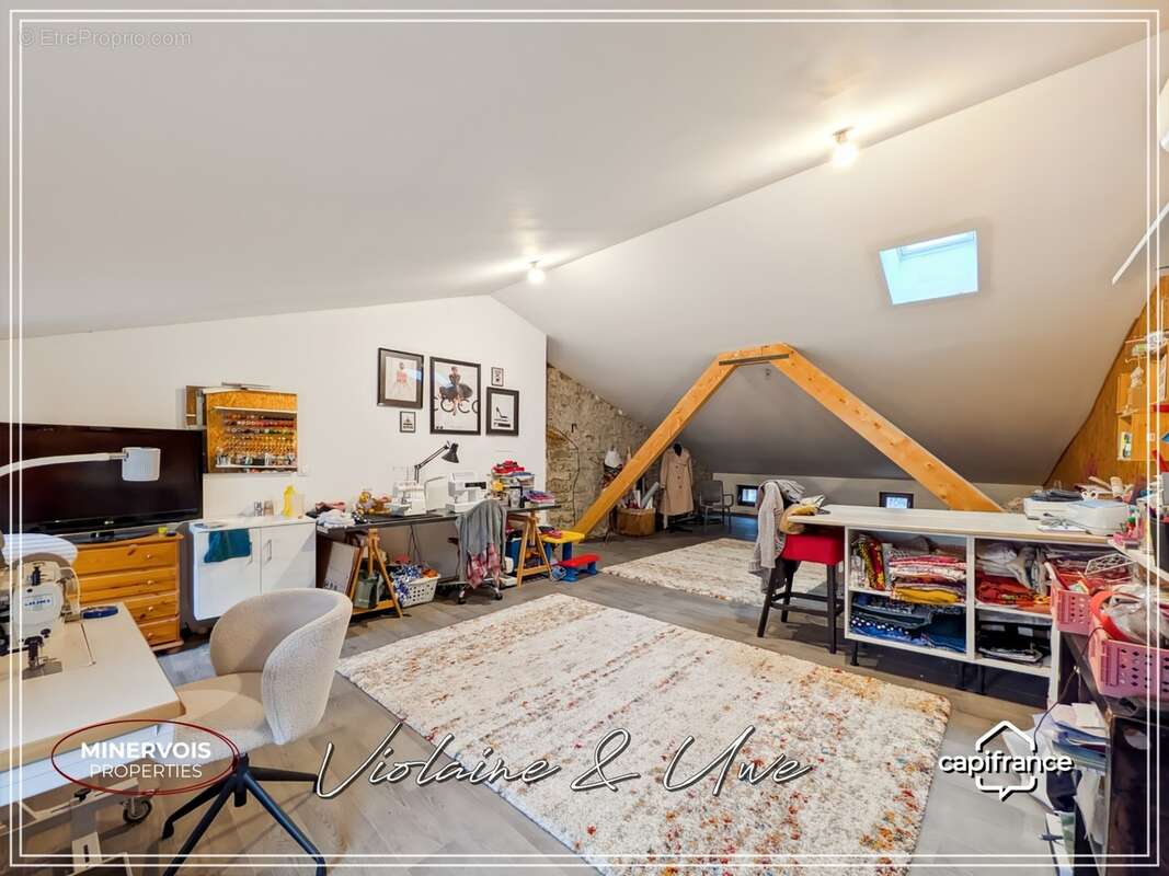 Maison bourgeoise de caractère avec jardin – 259 m² – Azille (Minervois) - photo 13