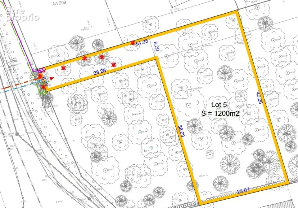 Terrain 1 200 m² à vendre à Saint-Siffret (30700) - photo 2