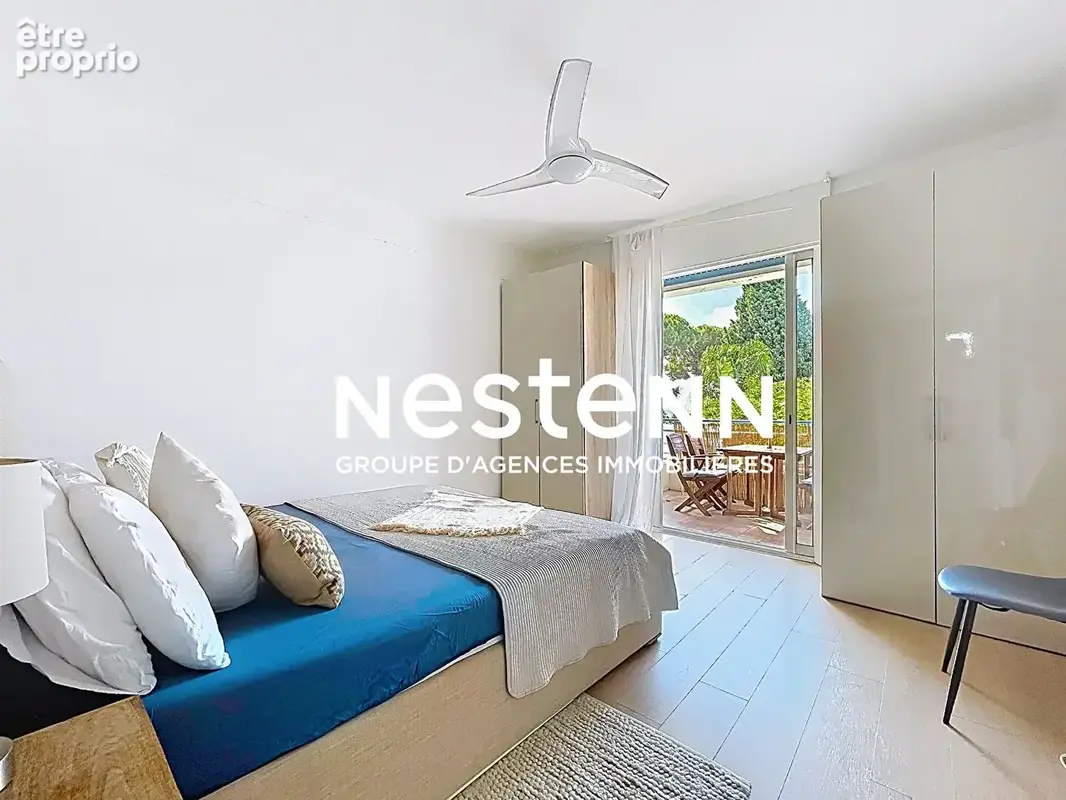 Golfe juan - 2 p - 60m2- vue mer - terasse 14m² - renove - sud - photo 2