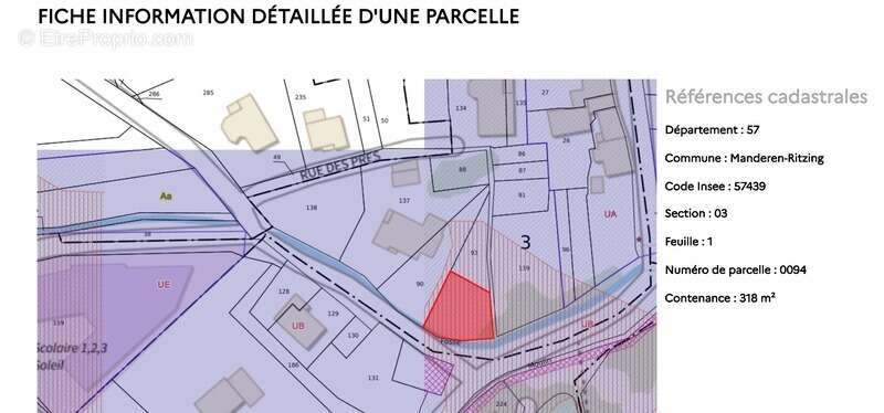 Terrain à bâtir de 318,00 m² MANDEREN (57) - photo 6