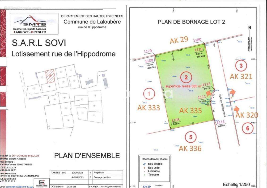 Terrain à LALOUBERE