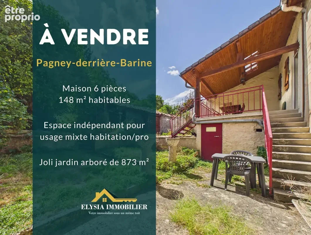 Maison à PAGNEY-DERRIERE-BARINE