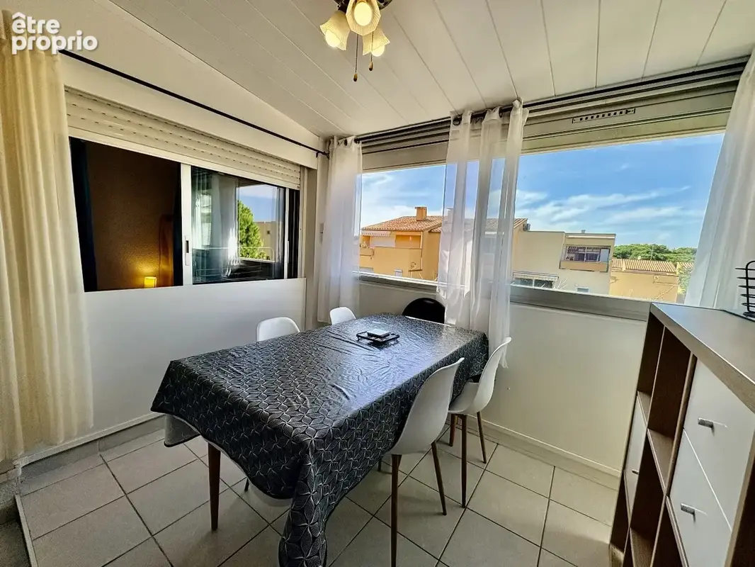 Le cap d'agde - la roquille  bel appartement 2 pièces avec loggia et parking privé - photo 7