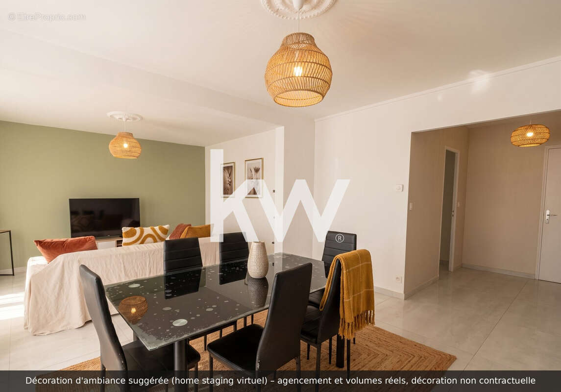 Appartement 83 m² à Saint-Etienne  - photo 2