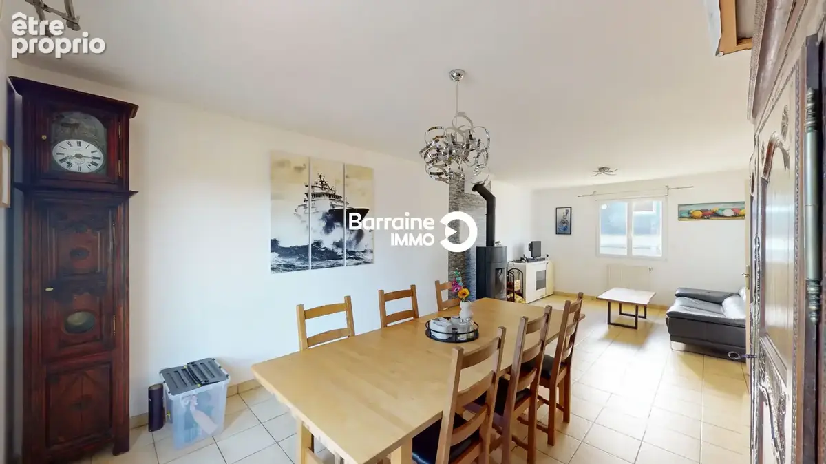 Maison a vendre plabennec - 4 chambres - jardin - dpe c - garage - parcelle 686m² - photo 6