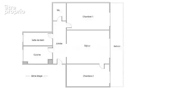 Appartement lumineux avec balcon + place de parking et cave - photo 13