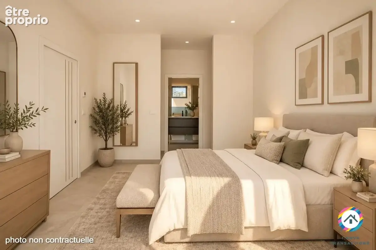 Villa neuve de plain pied- 4 chambres- garage- clim-re2020 - photo 10