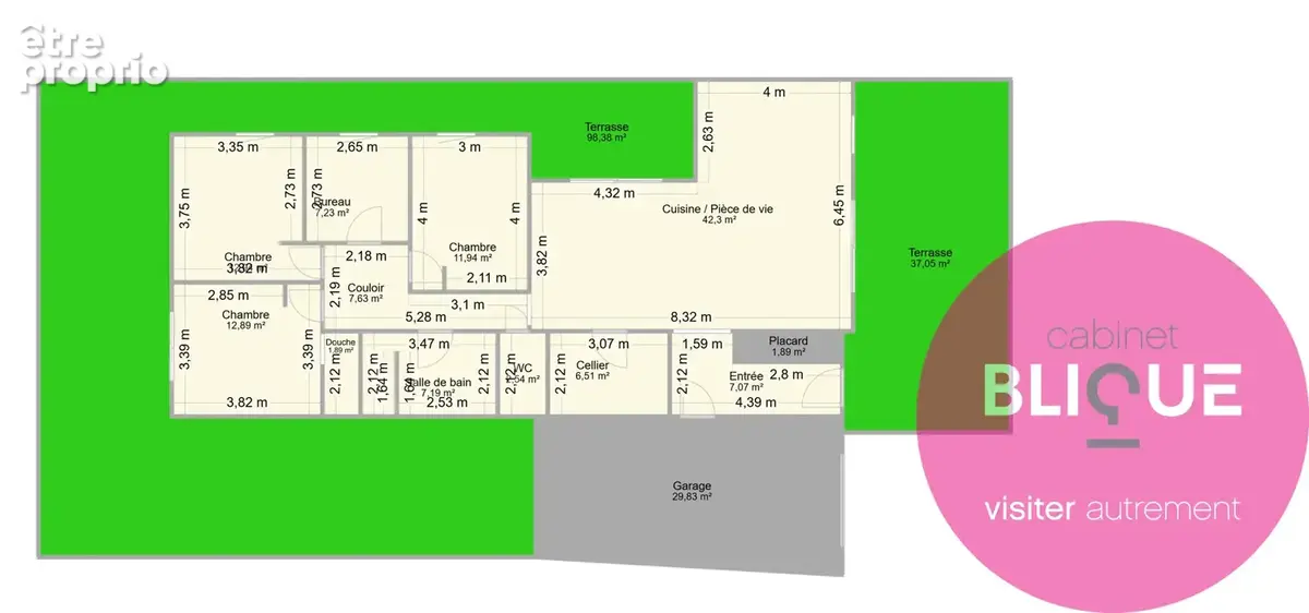 125 m2 de plain-pied, et 2 000 m2 pour prendre l’air - photo 22