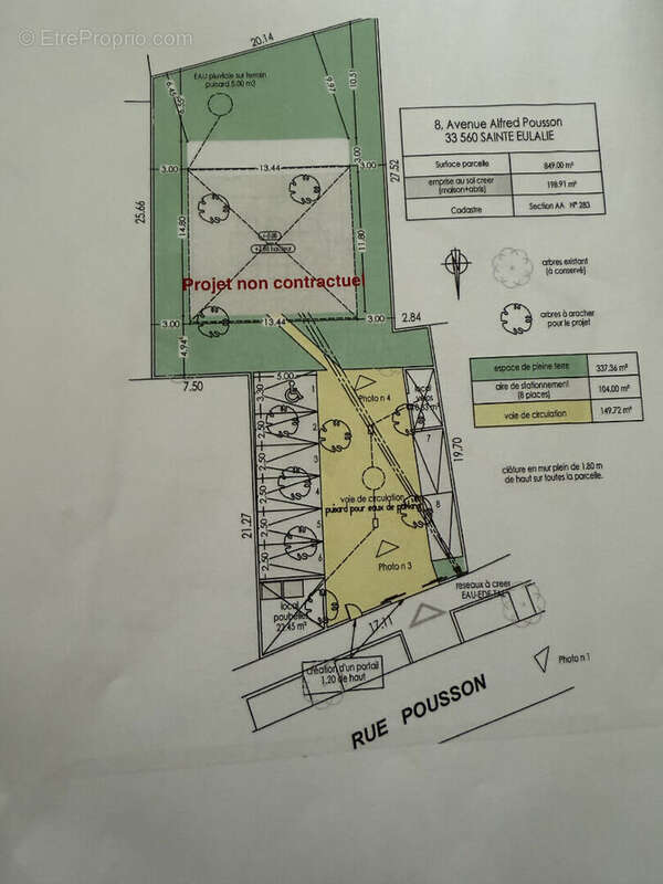 Terrain à SAINTE-EULALIE
