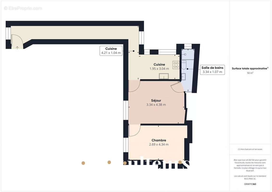 Appartement à PARIS-9E