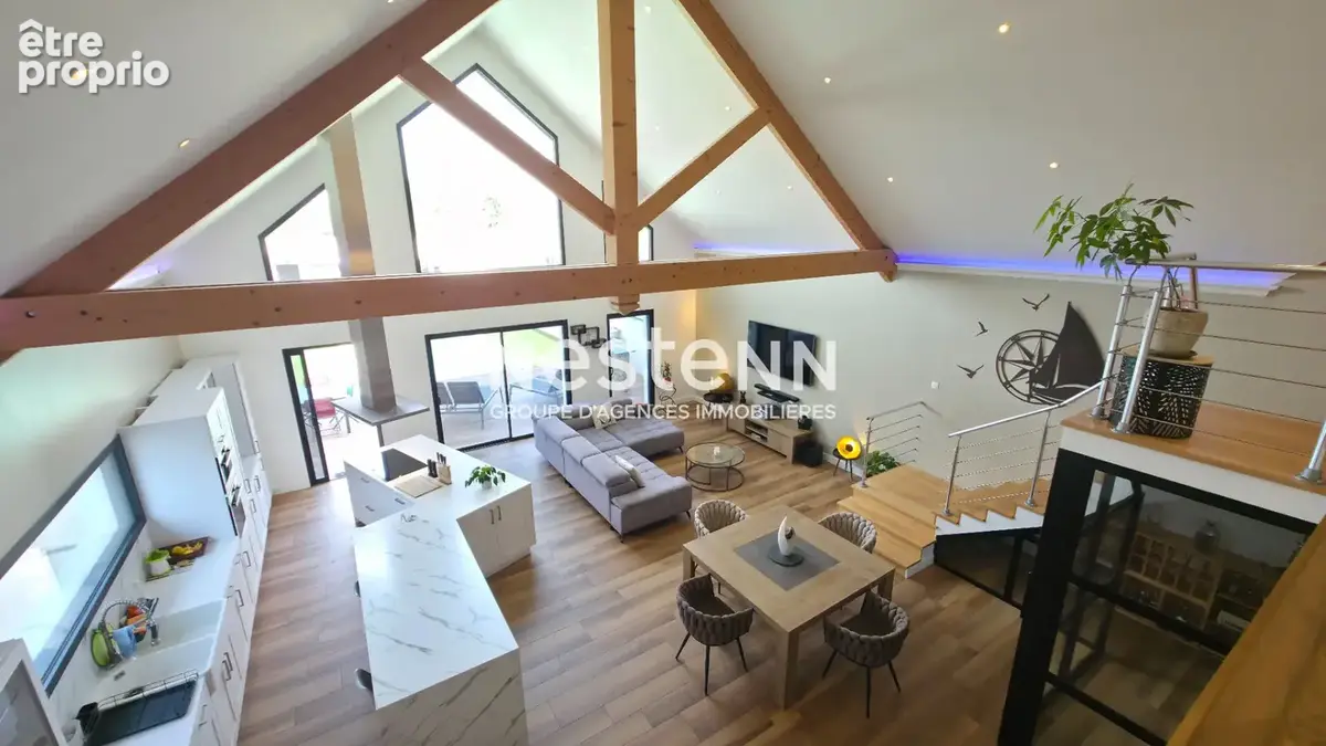 Maison d'architecture contemporaine, de charme et moderne avec piscine à Montoir De Bretagne d'environ 180 m2 - photo 22
