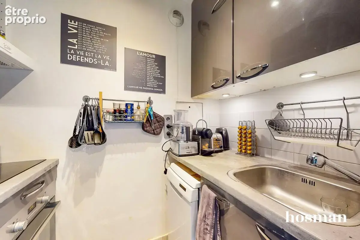 Coup de coeur - Studio calme avec balcon, cave et parking - Rue D'Issy, Boulogne-Billancourt - photo 5