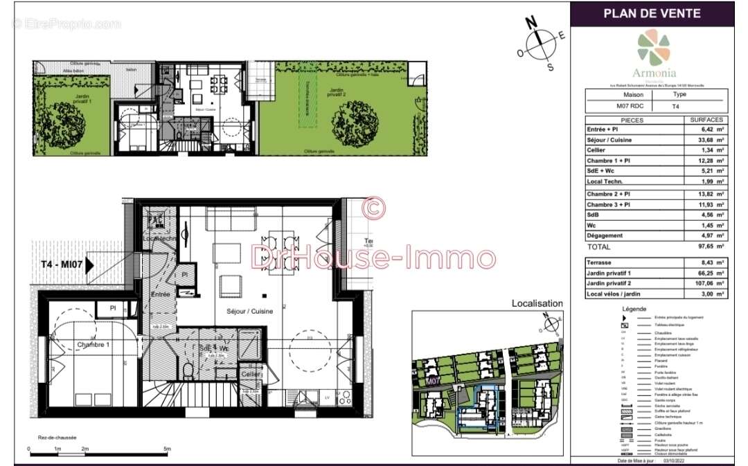 Maison à MONDEVILLE