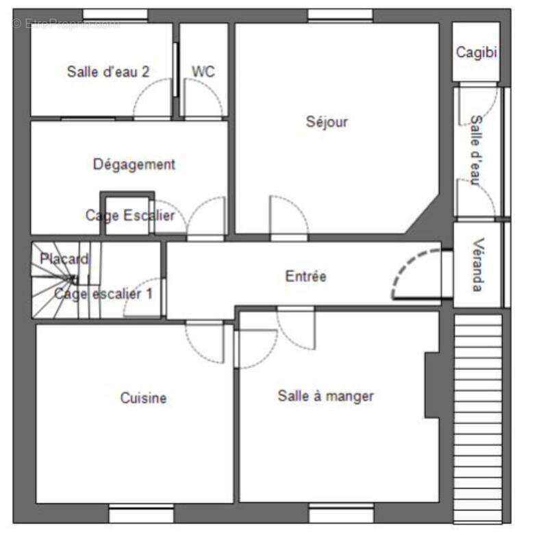 29530 Plonévez du Faou maison 3 / 4 chambres avec sous sol - photo 4